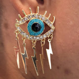 Protection Evil Eye Earrings with Star or Eye