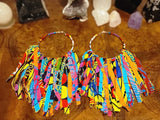 Handmade African Tassel Earrings