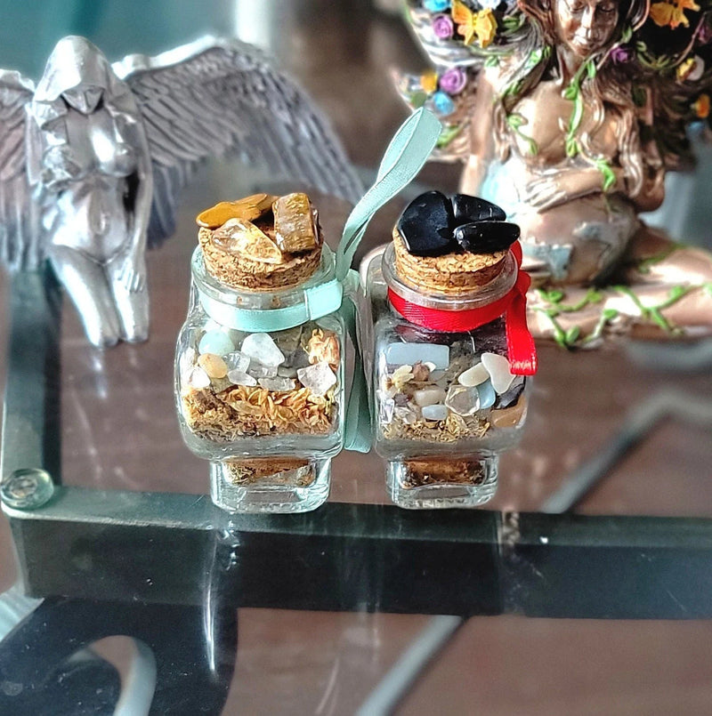 Money and Protection Spell Jars