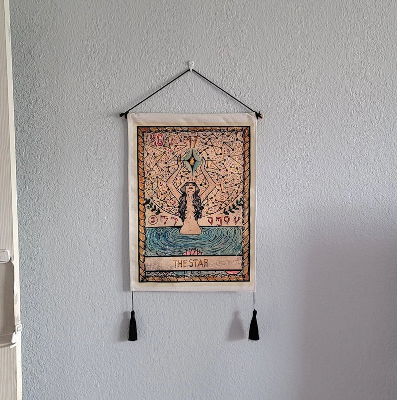 Tarot Card Aesthetic Tapestry Wall Hanging