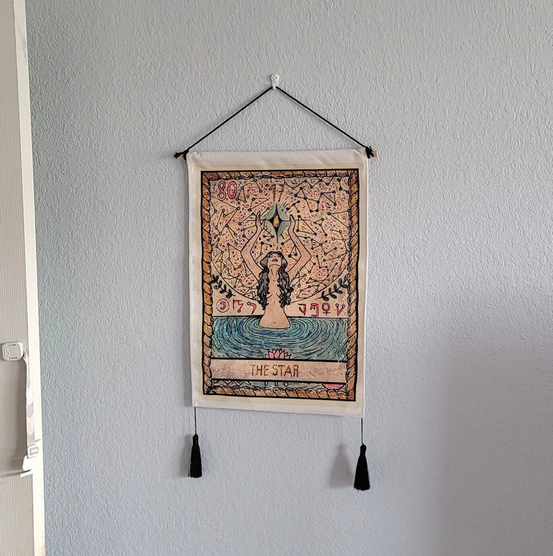Tarot Card Aesthetic Tapestry Wall Hanging