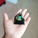 Malachite Crystal Pyramid